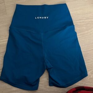 Women's Blue Bike Shorts